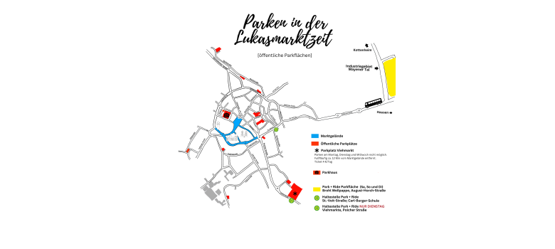 Parken in der Lukasmarktzeit 2024