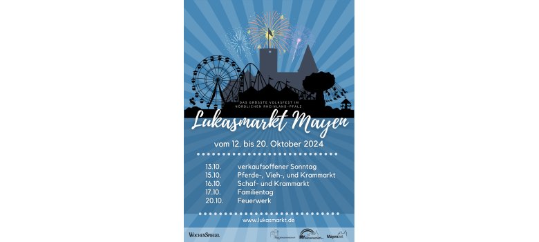 Plakat Lukasmarkt 2024