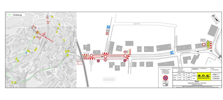 Lageplan zum 2. Bauabschnitt