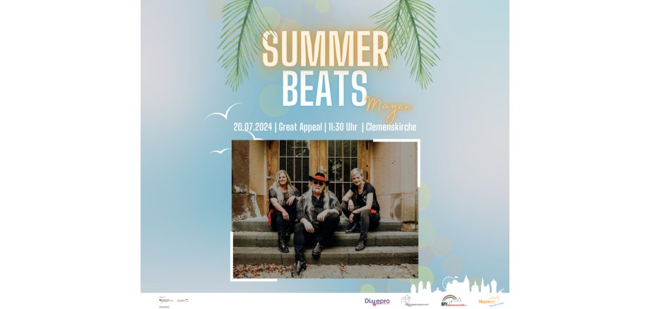Flyer zu Great Appeal am 20. Juli bei den Summer Beats