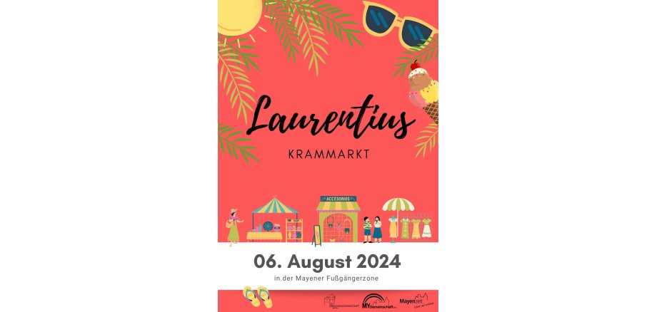 Plakat zum Laurentiusmarkt