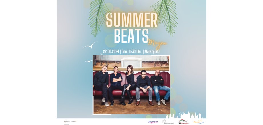 Flyer zu One am 22. Juni bei den Summer Beats