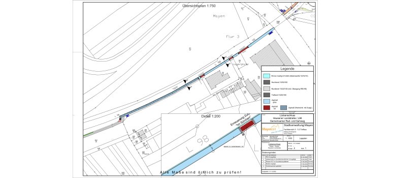 Lageplan zum 2. Bauabschnitt