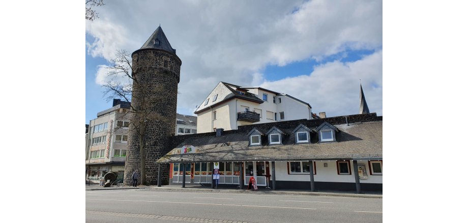 Aufnahme des Zentralen Omnibusbahnhofs (ZOB) am Habsburgring