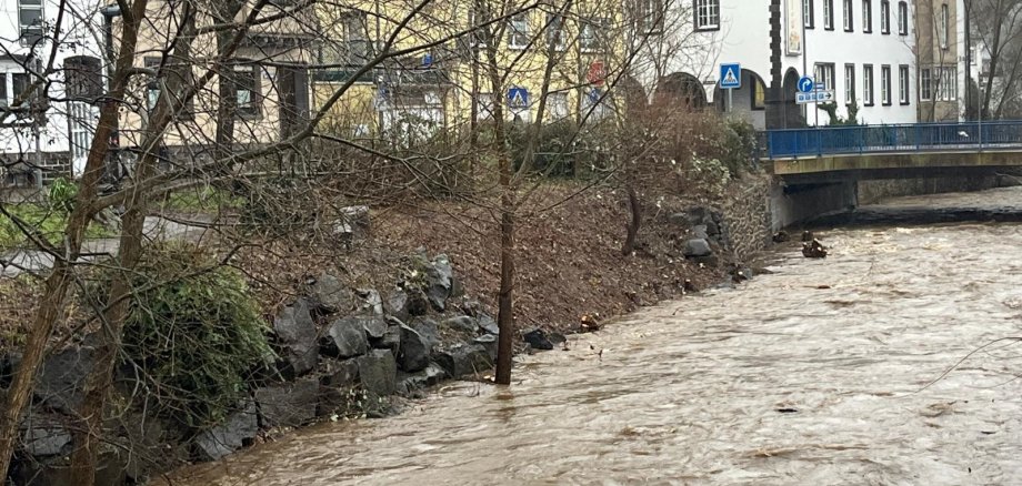 Die Nette im Bereich „Im Trinnel“ und „Wasserpförtchen“ am heutigen Vormittag