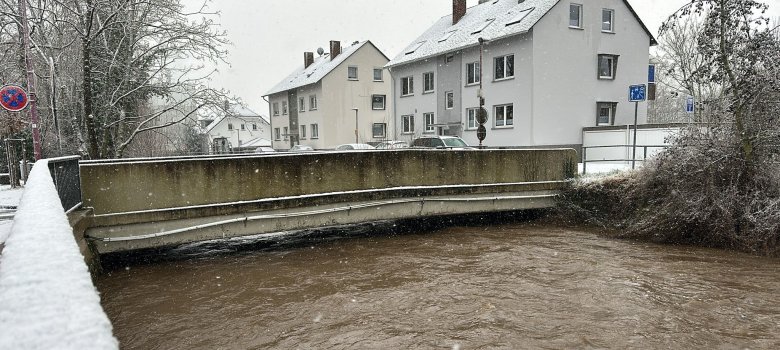 Die Nette im Bereich der Gerberstraße heute Mittag