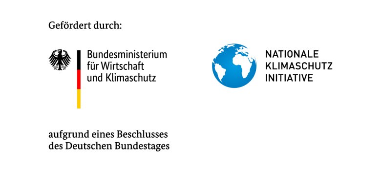 Förderung durch das Bundesministerium für Wirtschaft und Klimaschutz und die Nationale Klimaschutz Initiative